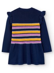 BOBOLI Knitted Ruffles On The Shoulders Navy 520237787 цена и информация | Платья для девочек | 220.lv