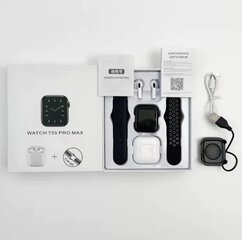 T55 Pro Max Set Black цена и информация | Смарт-часы (smartwatch) | 220.lv