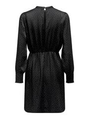 Женское платье ONLY 15305743*01 5715502487246, черное/белое цена и информация | Платья | 220.lv
