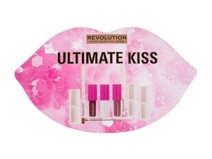 Набор средств для губ Makeup Revolution Ultimate Kiss Gift Set, 3,2 г, 9 частей цена и информация | Помады, бальзамы, блеск для губ | 220.lv