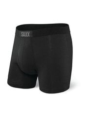 Bokseršorti vīriešiem, Saxx ULTRA BOXER BR FLY BLACK 55423-601 цена и информация | Мужские трусы Nek, черные | 220.lv