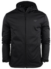 Jaka vīriešiem 4F softshell M156 4FAW23TSOFM156 20S, melna cena un informācija | Vīriešu virsjakas | 220.lv