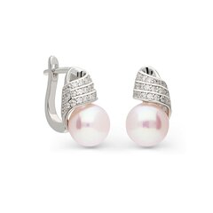 Серебряные серьги с подвеской и жемчугом Silver Pearls для женщин W62620735 1000000040726 цена и информация | Серьги | 220.lv