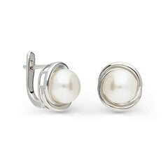 Серебряные серьги с подвеской и жемчугом Silver Pearls для женщин W62631284 1000000040730 цена и информация | Серьги | 220.lv