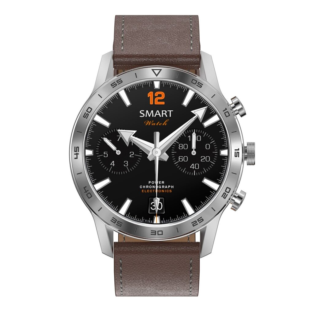 DT NO.1 DT70+ Silver Leather цена и информация | Viedpulksteņi (smartwatch) | 220.lv