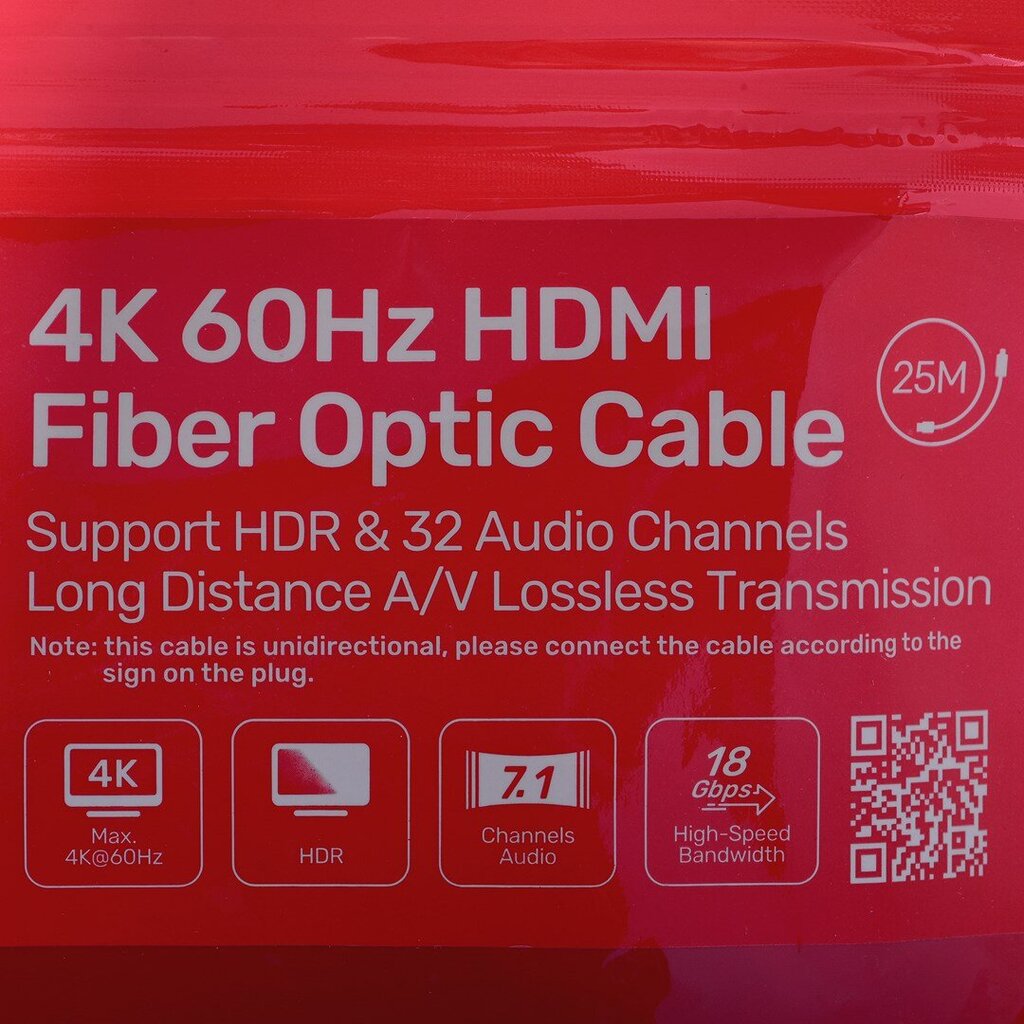 Unitek HDMI, 25 m cena un informācija | Kabeļi un vadi | 220.lv