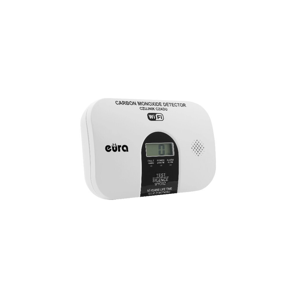 Oglekļa monoksīda detektors Eura CD-53A2v5300-TY WiFi цена и информация | Gāzes, dūmu detektori | 220.lv