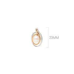 Zelta piekariņš un pērlēm Gold Pearls sievietēm W58620471 cena un informācija | Kaklarotas | 220.lv