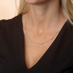 Серебряное ожерелье с подвеской и жемчугом Zoye для женщин W59391177 1000000036201 цена и информация | Украшения на шею | 220.lv