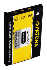 Аккумулятор Patona NP-20 для фотоаппарата Casio. цена и информация | Аккумуляторы для фотокамер | 220.lv