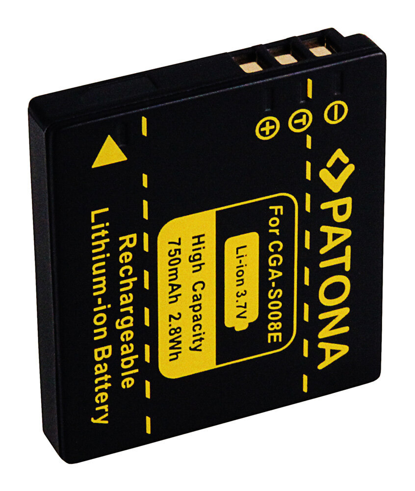 Patona CGA-S008E, DMW-BCE10E akumulators Panasonic fotokamerai цена и информация | Akumulatori fotokamerām | 220.lv