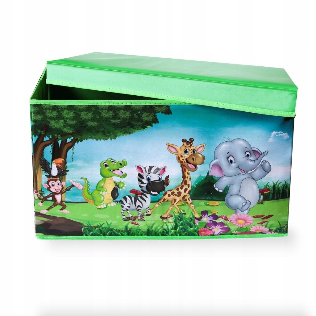 Uzglabāšanas kaste bērnu rotaļlietām, 60x35 cm цена и информация | Veļas grozi un mantu uzglabāšanas kastes | 220.lv