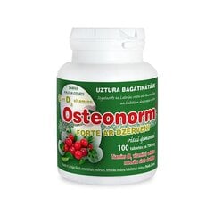 Osteonorm forte ar dzērveni tabletes N100 цена и информация | Витамины, пищевые добавки, препараты для хорошего самочувствия | 220.lv