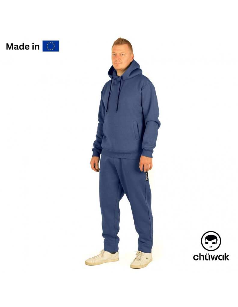 Džemperis Buggy Hoodie Exquisite Line Blue Indigo, Zils, unisex цена и информация | Vīriešu jakas | 220.lv