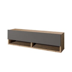 TV skapītis Asir, 100x29,1x31,6cm, pelēks/bēšs cena un informācija | TV galdiņi | 220.lv