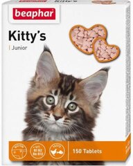Лакомство для кошек Beaphar Kittys Junior N150 цена и информация | Витамины, пищевые добавки для кошек | 220.lv