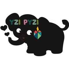 Yzipyzi самоклеящаяся магнитная доска на стену "Слон", 55х80см цена и информация | Развивающие игрушки | 220.lv