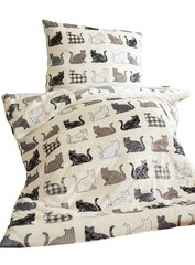 Jerry Fabrics gultasveļas komplekts Cats, 140x200, 2 daļu cena un informācija | Gultas veļas komplekti | 220.lv