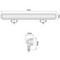 247Lighting LED gaismeklis 247 WORK LAMP BAR 54W 4050 LUM 536X 55 X 86MM cena un informācija | Auto spuldzes | 220.lv