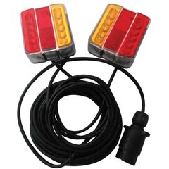 247Lighting Uzstādīšanas piederumi 247A 12V MAG LED TRAILER LAMP 12M+2.5M CABLE cena un informācija | Auto spuldzes | 220.lv