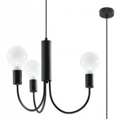 Chandelier PICCOLO 3 black CRIMSON SL.0856 цена и информация | Настенный/подвесной светильник Eye Spot 11 BL, чёрный | 220.lv