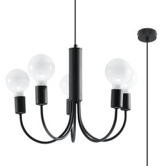 Chandelier PICCOLO 5 black CRIMSON SL.0855 цена и информация | Люстры | 220.lv