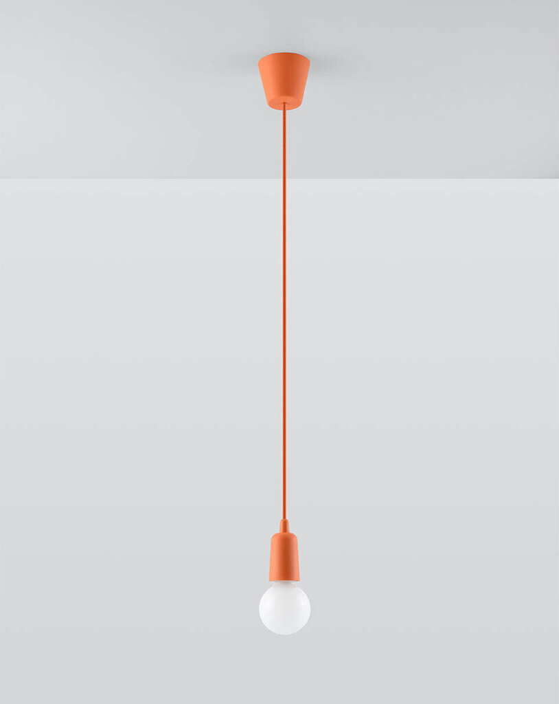 Piekarināma lampa DIEGO 1 apelsīns cena un informācija | Lustras | 220.lv