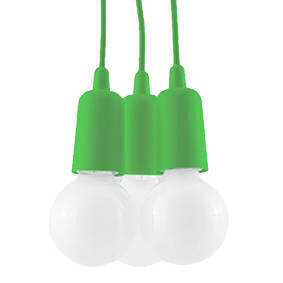 Piekarināma lampa DIEGO 3 zaļš cena un informācija | Piekaramās lampas | 220.lv