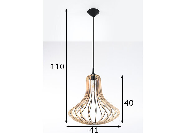 Piekarināma lampa ELZA sils cena un informācija | Piekaramās lampas | 220.lv