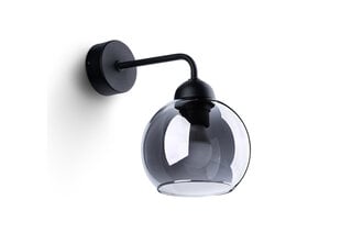 Sienas lampa ALINO 1 melns цена и информация | Настенные светильники | 220.lv