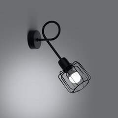 Sienas lampa BELUCI 1S melns cena un informācija | Sienas lampas | 220.lv