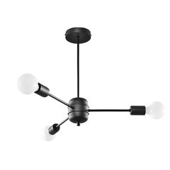 Chandelier LANGO 6 black CRIMSON SL.1023 цена и информация | Настенный/подвесной светильник Eye Spot 11 BL, чёрный | 220.lv