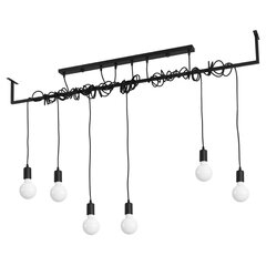 Chandelier SALAMANCA 6 black NICKEL SL.0896 цена и информация | Люстры | 220.lv