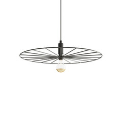 Pendant lamp SIRKEL 60 black THORO TH.146 цена и информация | Настенный/подвесной светильник Eye Spot 11 BL, чёрный | 220.lv