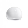 Varnished wall lamp GLOBE white gloss CAFÉ AU LAIT SL.1026