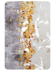 Vannas istabas paklājs, 50x80 cm, zelta krāsā cena un informācija | Vannas istabas aksesuāri | 220.lv