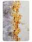 Vannas istabas paklājs, 50x80 cm, zelta krāsā cena un informācija | Vannas istabas aksesuāri | 220.lv