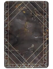 Vannas istabas paklājs, 50x80 cm, melns цена и информация | Аксессуары для ванной комнаты | 220.lv