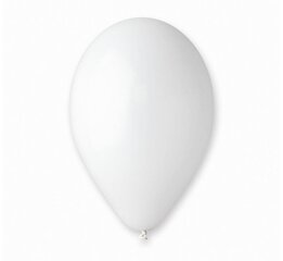 Упаковка латексных шаров Gemar, 21 см, 100 шт., белый цвет цена и информация | Шары | 220.lv