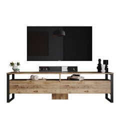 TV skapītis Asir, 180x56x35,5cm, brūns cena un informācija | TV galdiņi | 220.lv