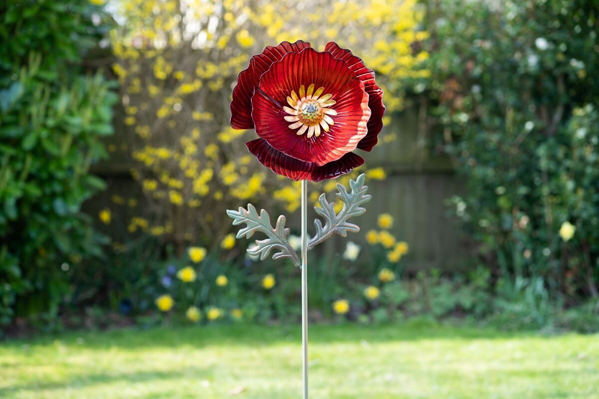 Red Poppy dārza piederumi цена и информация | Dārza dekori | 220.lv