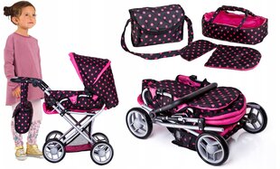Кукольная коляска + комплект кровать и стул цена и информация | Игрушки для девочек | 220.lv