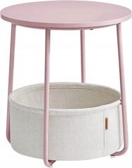 Apaļais galds ar grozu Zanzara, 45 cm x 50 cm, rozā цена и информация | Детские столы и стулья | 220.lv