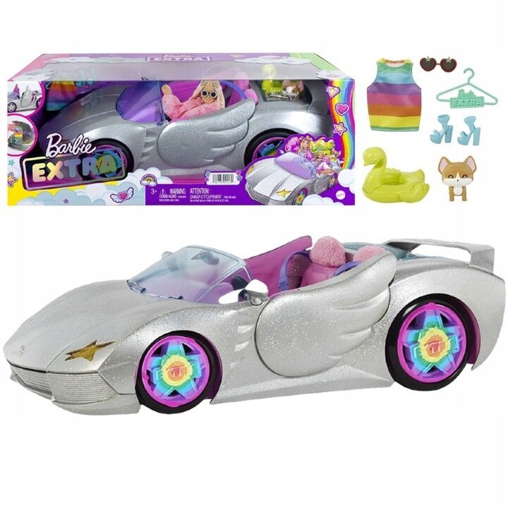 Mašīna lellei Barbie, pelēka cena un informācija | Rotaļlietas meitenēm | 220.lv