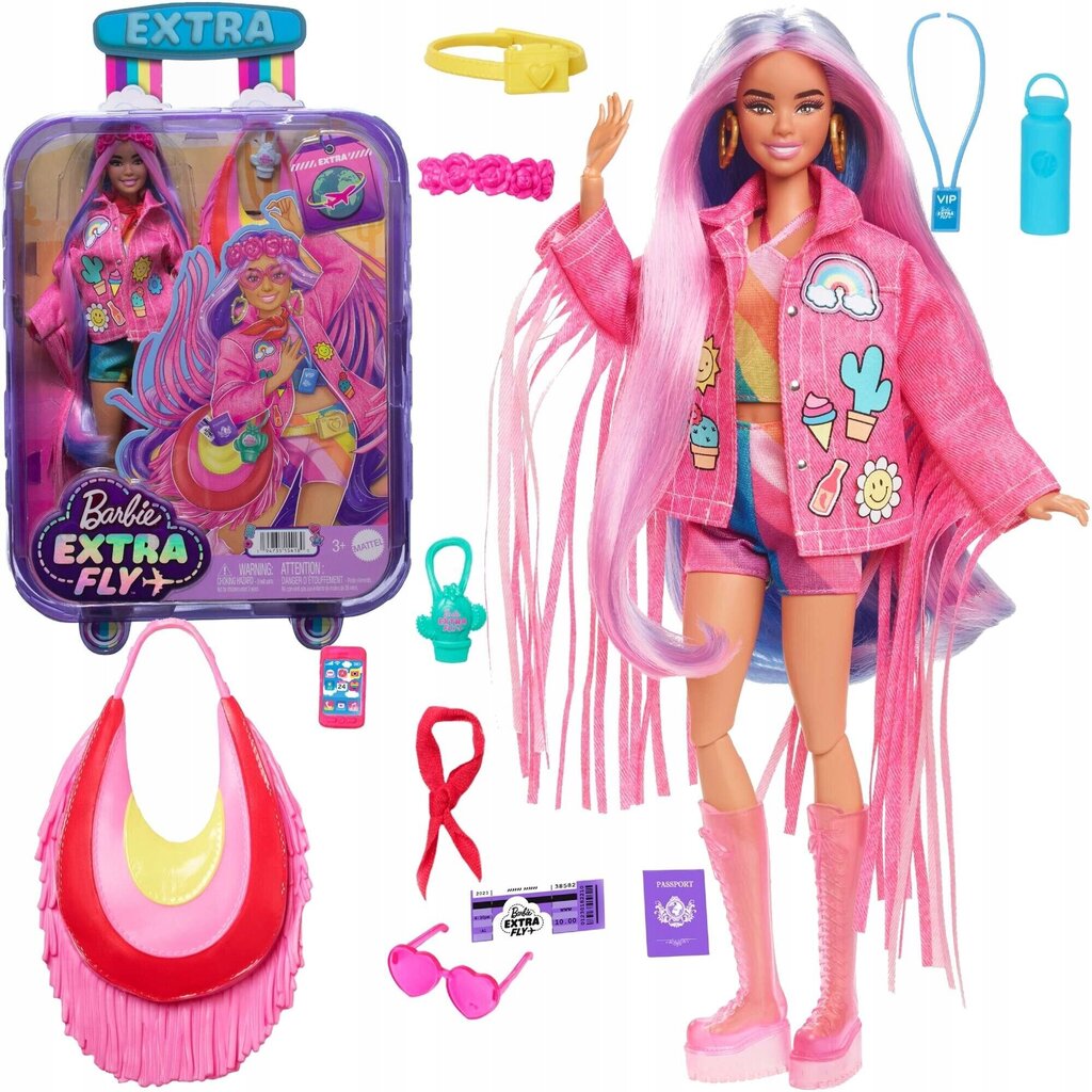 Lelle Barbie Extra Fly, 30 cm цена | 220.lv