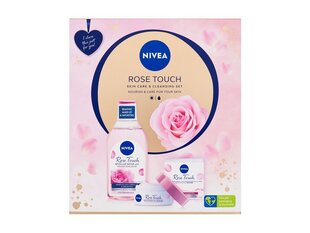 Komplekts Nivea Rose Touch Set sievietēm: micelārais ūdens, 400 ml + mitrinošs dienas krēms, 50 ml cena un informācija | Sejas krēmi | 220.lv