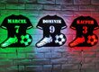Drew-Fun dekoratīvā lampa Futbols цена и информация | Interjera priekšmeti | 220.lv