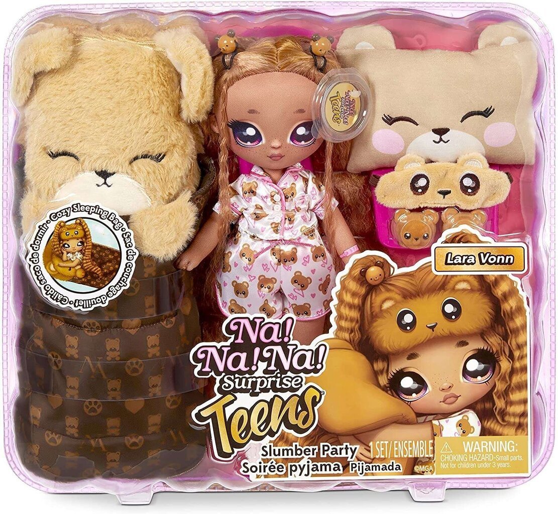 Na! Na! Na! Surprise Teens Slumber Party – Lara Vonn (Teddy Bear) цена |  220.lv