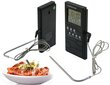 Virtuves termometrs ar pulksteni, modinātāju, LCD displeju cena un informācija | Virtuves piederumi | 220.lv