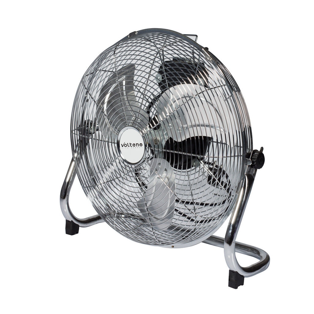 VOLTENO Grīdas ventilators 65W, hroms cena un informācija | Ventilatori | 220.lv